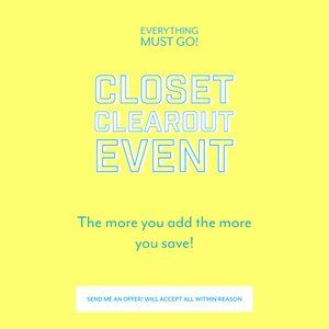 CLEAROUT EVENT! SEND ME AN OFFER *
